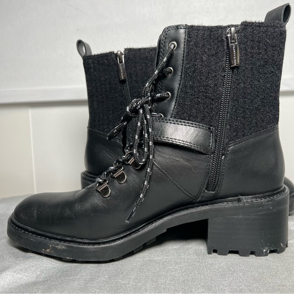 Vince Camuto Combat Leather Boots - Picture 8 of 9